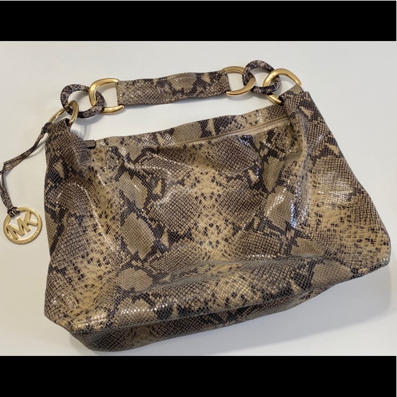 Michael Kors Snake Hobo XL - Picture 1 of 13
